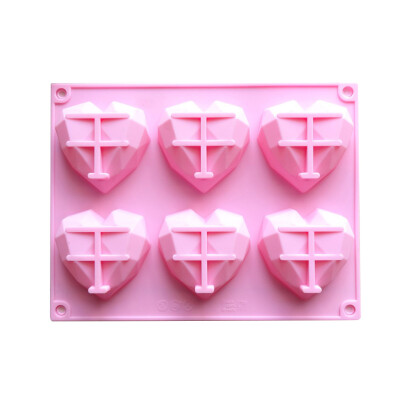 

Silicone Molds Diamond Heart Non Stick Cake Chocolate Candy Molds BPA Free for WeddingFestival Parties