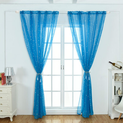 

Gobestart 1Pcs Solid Window Curtain Drape Panel Daylight Protection Sheer Scarf Valances