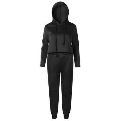 

Casual Tracksuit Women 2 Piece Set Outwear Sweatsuit Pullover Striped Tracksuit Long Sleeve Sweatshirt Pants Womens Sets
