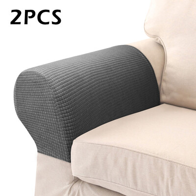 

2PCS Super Stetch Anti-Slip Sofa Armchair Slipcovers Waterproof Sofa Armrest Cover Furniture Protector Home Decor
