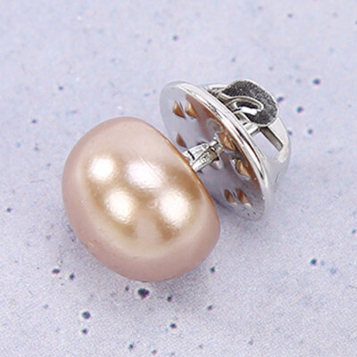 

1PC Korean Simulated Pearl Brooch Pins For Women Charm Piercing Badge Pins And Brooches Collar Jewelry Gift