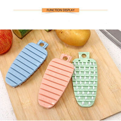 

Vegetable Cleaning Brush Cute Soft Bristles Non-hurt Fruit Brush For Carrots Potato Salads Kitchen Accessories Random Color