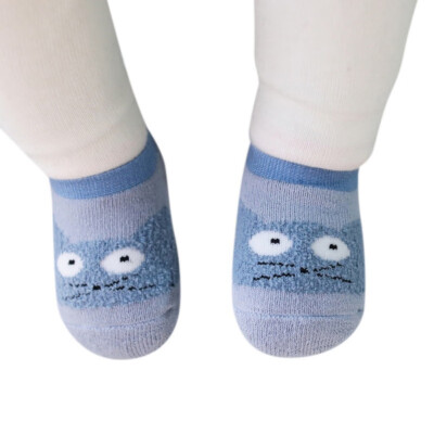 

New Baby Boys Girls Infant Autumn Cotton Cartoon Thicken Socks Warm Anti Slip Floor Sock Leg Warmer