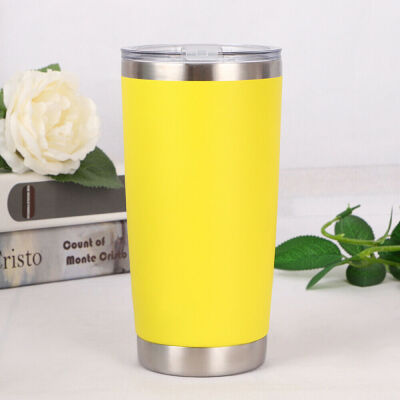 

Stainless Steel Double Wall Insulated Thermal Travel Coffee Mug Cup 20oz600ml