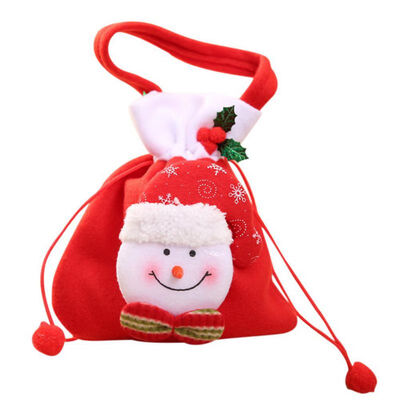 

Christmas Gift Bags Candy Sweet Treat Bags Portable Christmas Handbag for Party Home Decoration