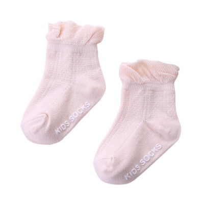 

Little Baby Girl Princess Solid Socks Cotton Newborn Short Stock Solid Autumn Summer