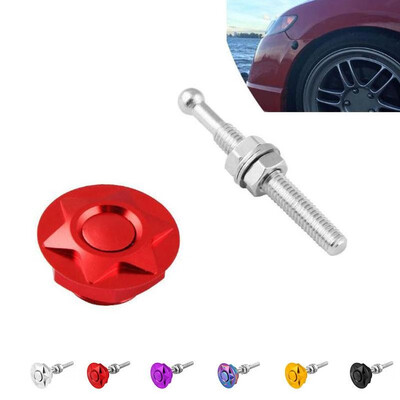 

Special offer wholesale aluminum alloy button type mini hood lock kit hood lock iron screw GAT05-01