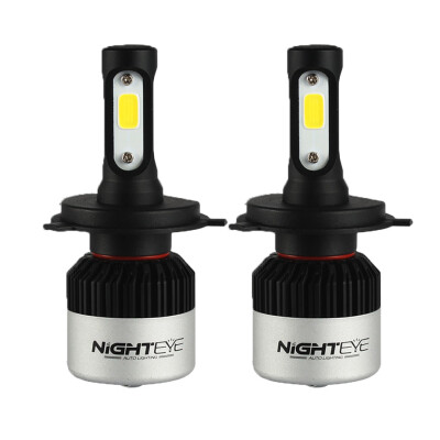 

2PCS H4 72W LED Headlight Bulbs White Beam High Power Car Driving Low Beam Head Light Bulbs Car Driving