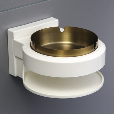

Gobestart Ash bin wall mounted ashtray outside pub garden office smoking box tray cigaret