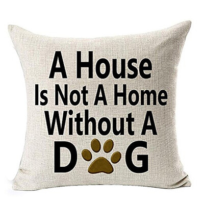 

JPGIF Best Dog Lover Gifts Cotton Linen Throw Pillow Case Cushion Cover