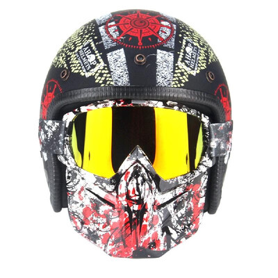

Face Mask Tactical Helmet Masksunglas Motorcycle Helmets Mock Black Skeleton