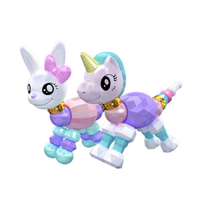 

Twisty Petz�Collectible�Bracelet Play Set 2 Pcs Rabbit Unicorn