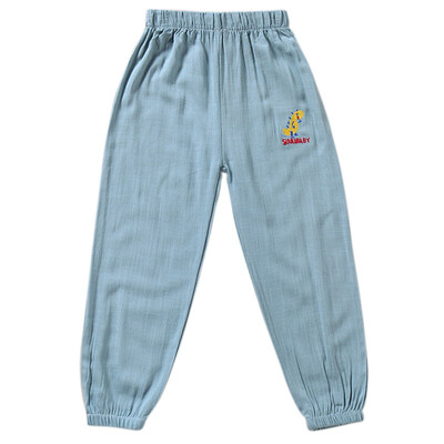 

Summer Kids PANTS Children Thin Anti-Mosquito Casual Pants Baby Pajama Pants Boys Girls Soft Cotton Bloom Pants
