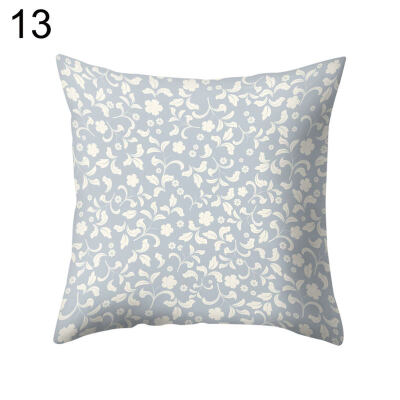 

Heart Flower Vine Plain Square Pillow Case Cushion Cover Sofa Bed Car Cafe Decor