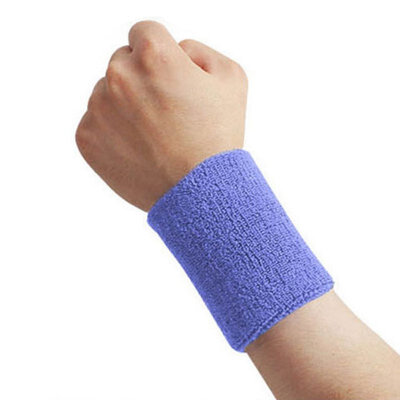 

New 1pcs Sport Protect Wrist Sleeve Gym Sweatband Fitness Run Sweat Band 875 CM