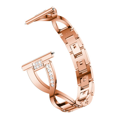 

〖Follure〗Replacement Metal Crystal Watch Strap Wrist Band For Huawei Watch GT