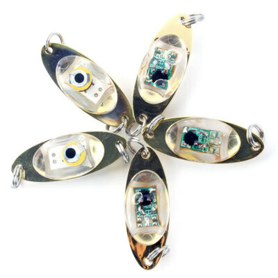 

1pc Outdoor Fishing 6 cm24 inch Flash Lamp LED Deep Drop Underwater Eye Shape Fishing Squid Fish Lure Light