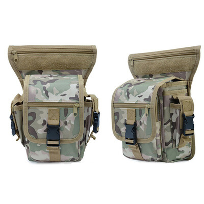 

Adjustable Hiking Tactical Belt bag Men Army Vintage Thigh Bag Waist Pack Pouch Male Waist Hip Motorcycle Leg Bag