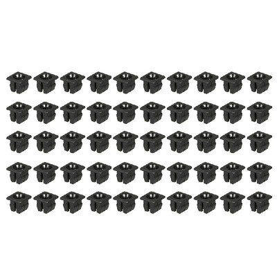 

50Pcs Car Nylon Bumper Fasteners Fender Rivet Clips Pin Rivets Fasteners Trim Moulding Clip for Volkswagen