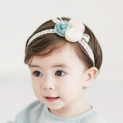 

1PCS Children Hair Accessories Girls Flower Cute Elastic Headband Baby Headdress Hair Band