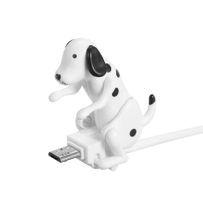 

Portable Funny Cute Pet USB Cable Mini Humping Spot Dog Toy Gadget Charger Christmas for iPhone Lightning Dock