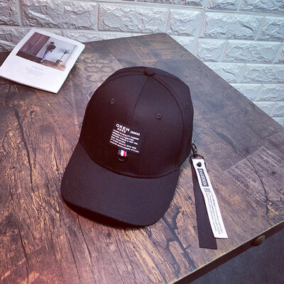 

Korean version of the new letter long belt baseball cap tide men&women fashion cap spring summer outdoor sun hat couple hat