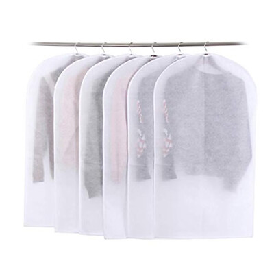 

6Pcs Garment Suit Dress Jacket Clothes Coat Dustproof Cover Protector Travel Supplies