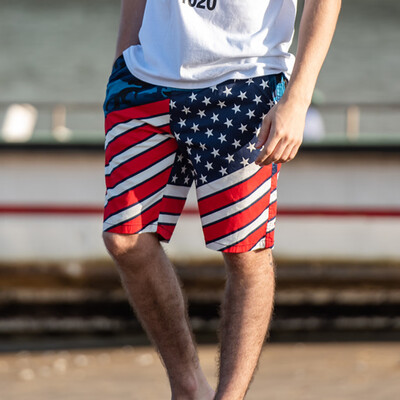 

Gobestart Mens New Summer Fashion Casual Color Collision Loose Beach Sport Shorts Pant