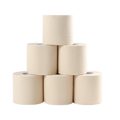 

XIN BAIJIE Bamboo Pulp Hotel Small Roll Toilet Paper 140g Roll 60 Roll Pack Towel 18838