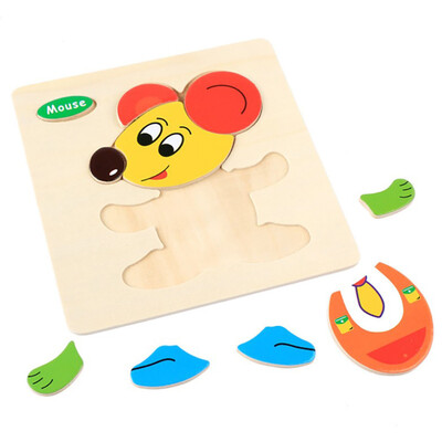 

〖Follure〗Wooden Puzzle Educational Developmental Baby Kids Training Toy