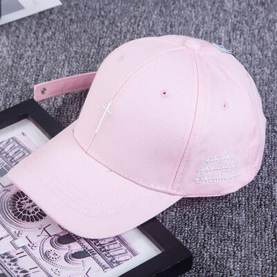 

2019 Fashion Hip Hop Baseball Cap Canvas Casual Letter Embroidery Cross Sun Hat for Men Women Adjustable