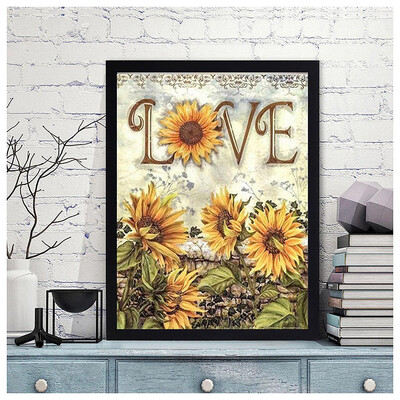 

Toponeto Embroidery Paintings Rhinestone Pasted DIY Diamond Painting Cross Stitch