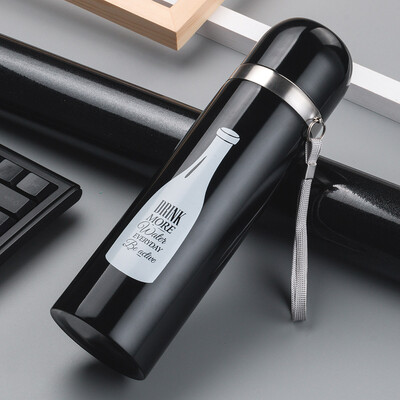 

Gobestart Portable Stainless Steel Vacuum Flask Thermos Coffee Cup Travel Water Bottle
