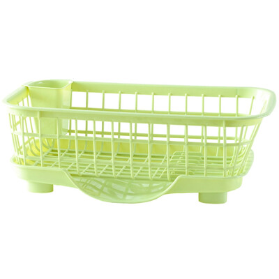 

Kitchen Plastic Sink Dish Drainer Drying Rack Washing Tray Holder Storage Basket