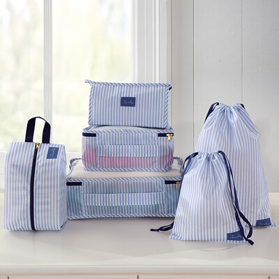 

LOVO HOME Traveling Goods Storage Bag Packing Organizer Makeup Bag Men Travel Toilet Bag Female Portable Set Fashion Style Travel Six-piece Set