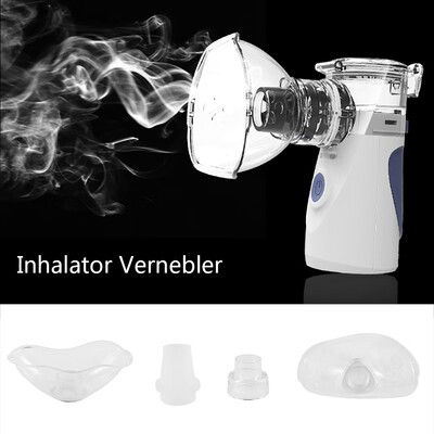

Professional Cool Mist Inhaler Kits Portable Nebulizer Machine Mini Handheld Vaporizer Travel Steam CompressorHumidifier