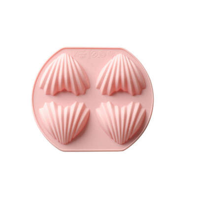 

4 Hole Lovely Heart-Shaped Cake Mold Baking Silicone Mold Home-Made Dessert Mold Soap Ice Cube Mold Non-sticking