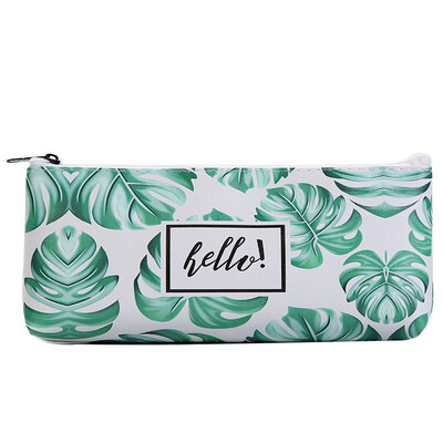 

Toponeto HelloCreative Turtle Leaf Pencil Bag Large Capacity Simple fresh&waterproof