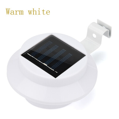 

〖Follure〗Solar New Power Powered Outdoor Garden Light Gutter Fence 3 LED Wall Bulb Lamp