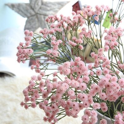 

Gobestart Artificial Silk Fake Flowers Babys Breath Floral Wedding Bouquet Party Decor BU
