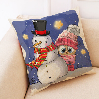 

〖Follure〗Christmas Home Decor Cushion Cover Graffi Style Throw Pillowcase Pillow Covers