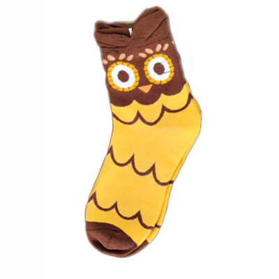 

Kawaii Colorful Owl Socks 100 Cotton Socks