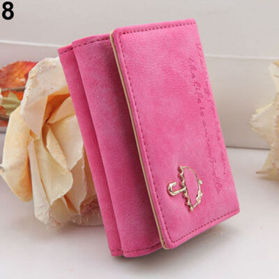 

Women Umbrella Faux Leather Coin Purse Clutch Card Holder Short Trifold Wallet