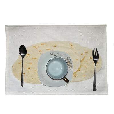 

Toponeto Creative Mexican Burrito Placemat Home Kitchen Restaurant Bar Placemat