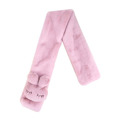 

Fashion Kids Plush Scarves Baby Girls Boys Scarves Cute Cartoon Warm Winter Soft Shawl Wrap For Children