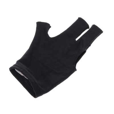 

1PCS Lycra Fabric Snooker Billiard Glove 3 Finger Gloves Pool Left Hand Open Mitten Billiard Accessories fast delivery