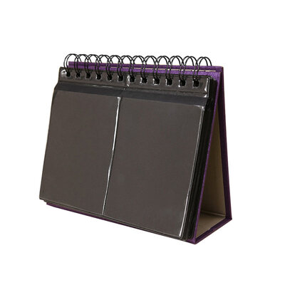 

68 Pocket 4 Inch Desktop Calendar Style Paper Photo Album Collection Book Gift