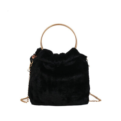 

Tailored 2019 Autumn And Winter New Fashion Plush Chain Handbag Shoulder Bag