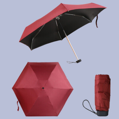 

Small Fashion Folding Rain Umbrella Women Men Gift Mini Parasol Pocket Girls Anti-uv Waterproof Travel Laptop Umbrella