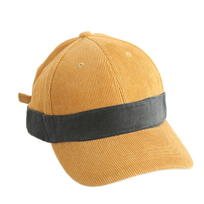 

Childrens Toddler Kids Baseball Cap Winter Autumn Simple Two Colors Cute Casual Fashion Cap Hat Visor